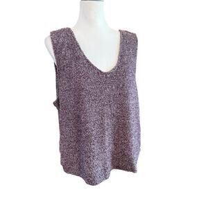 JOYSPUN super soft purple tank womens plus size 3x nwt